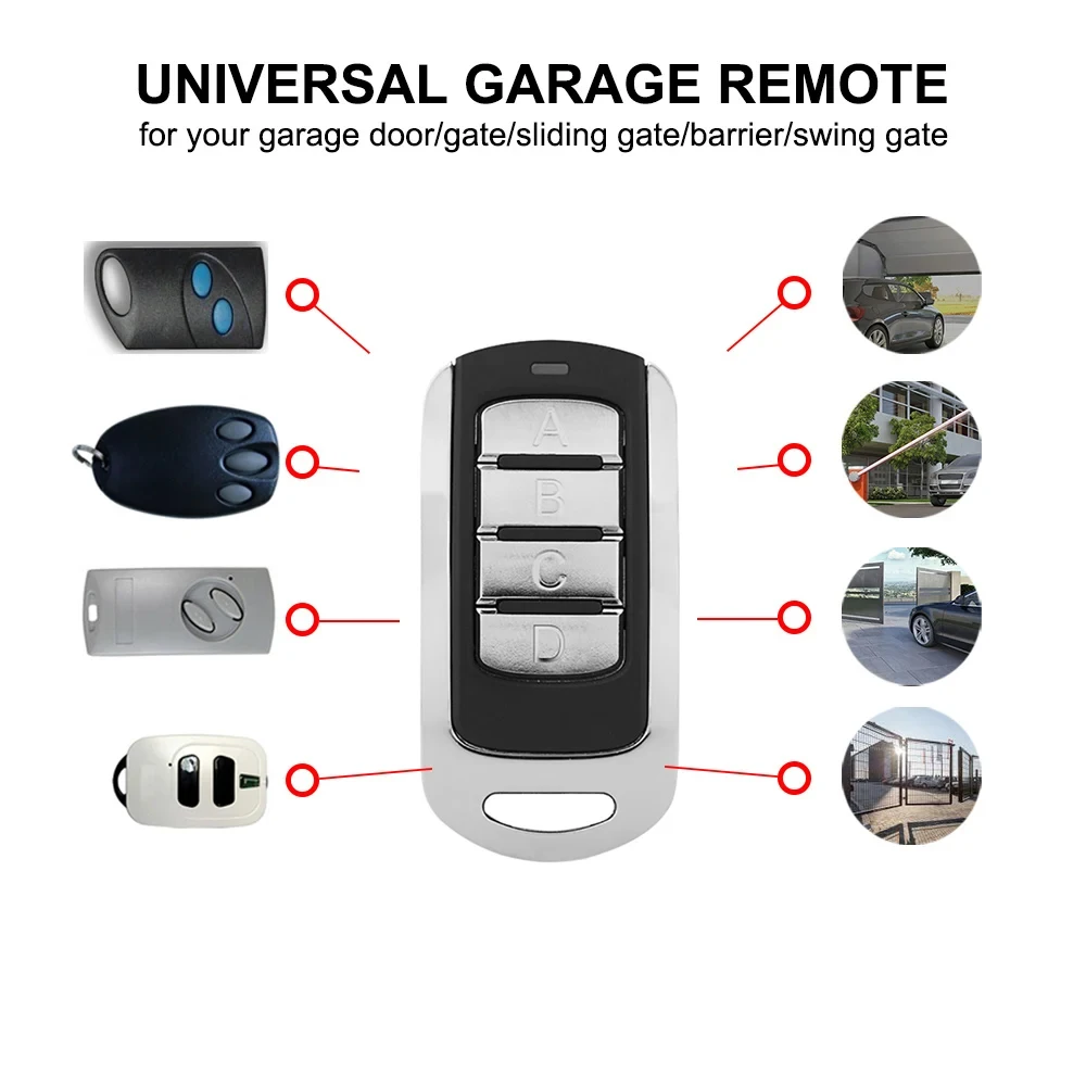 Clone Multi Frequency 315/390/433MHz/868MHz Remote Control Garage Gate Door Opener Fixed Rolling Code Duplicator Command Copy