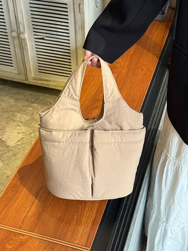 

Korean Sle Large Capaci Nylon Buet Handbag Multi-ket Commuter Casual Versatile Handbag Women's Bag oulder Bag