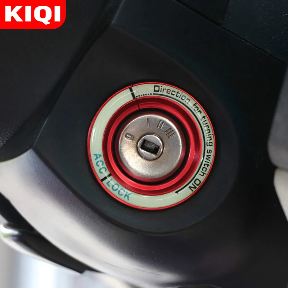 Car Ignition Key Switch Ring Trim Sticker Key Hole Circle Stickers for Ford Focus 2 MK2 3 MK3 Kuga Escape Everest Parts