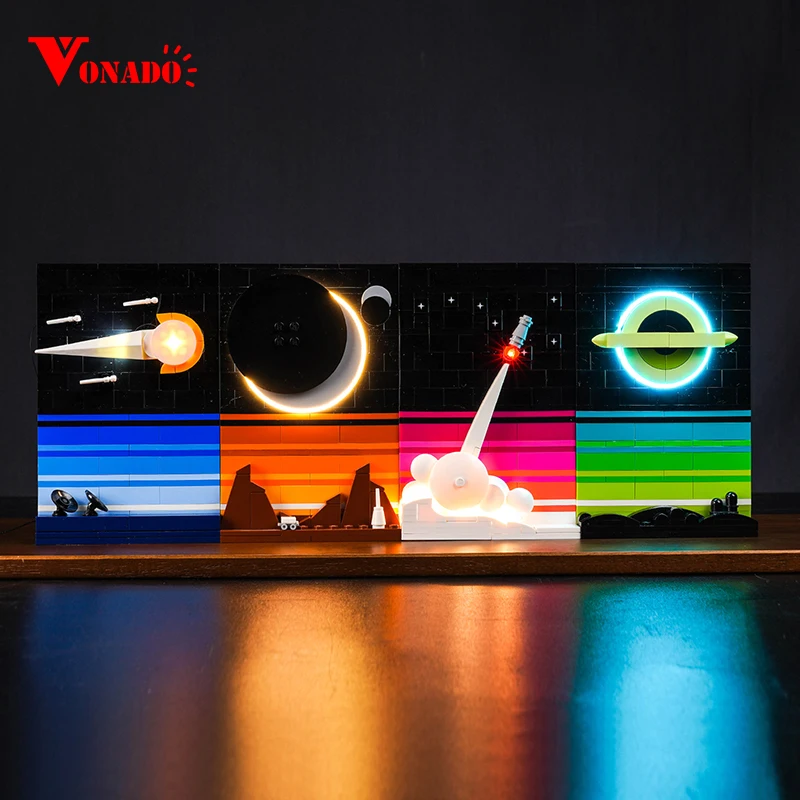 

Vonado LED Light For 21340 Tales of the Space Age Lighting DIY Toys (Not ​Include the Model)