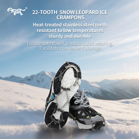 18 Teeth Ice Gripper Spike for Shoes Anti-Slip Anti-Skid Non-slip Shoe Covers Snow Ice Crampons Cleats Grips Climbing Shoe Boots