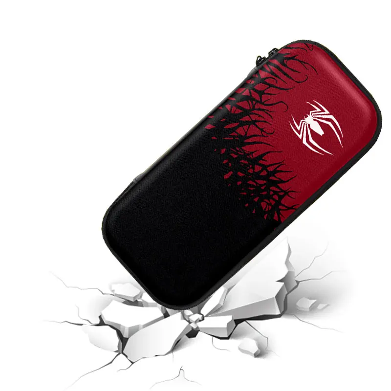 Travel Carrying Storage Bag For Nintendo Switch Oled Console Spider Themed Pouch Protective Case NS JoyCon Box Cover Accessories