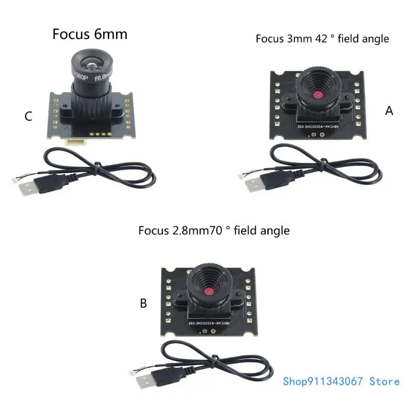 USB OV9726 Camera Module 1MP 1280x720 3/2.8/6mm Focal-length Manual-focus Lens Drop shipping