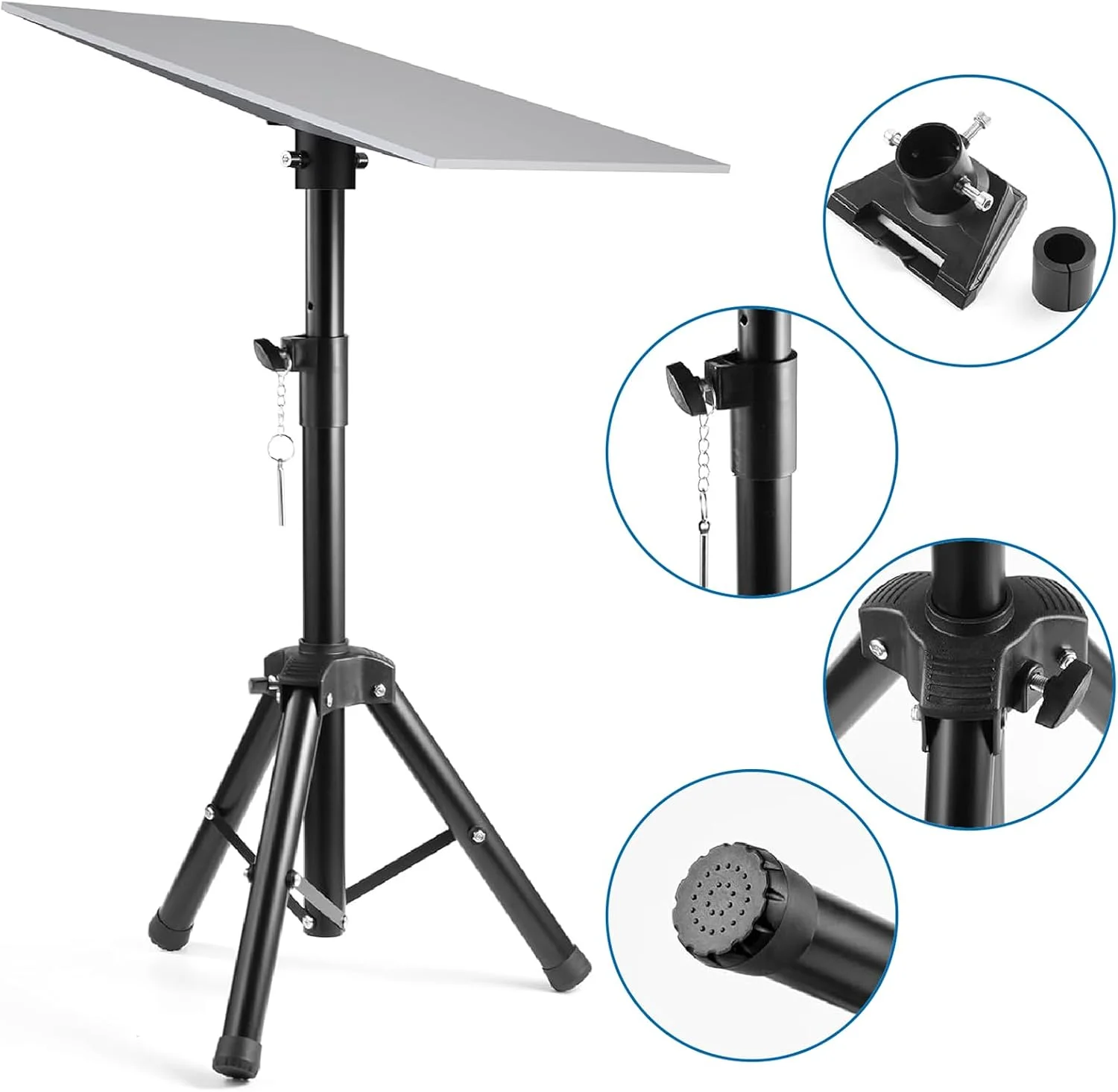 Starlink Gen 3 Mount Carbon Steel ABS Weatherproof Adjustable Tripod Stand Compatible Pipe Adapter for Roof RV Camping