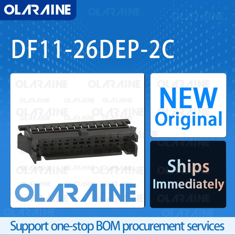 20/50/100 قطعة DF11-26DEP-2C 100% العلامة التجارية الجديدة والأصلية IC رقاقة موصلات رؤوس ومبيت الأسلاك 26 موقف 2A #1