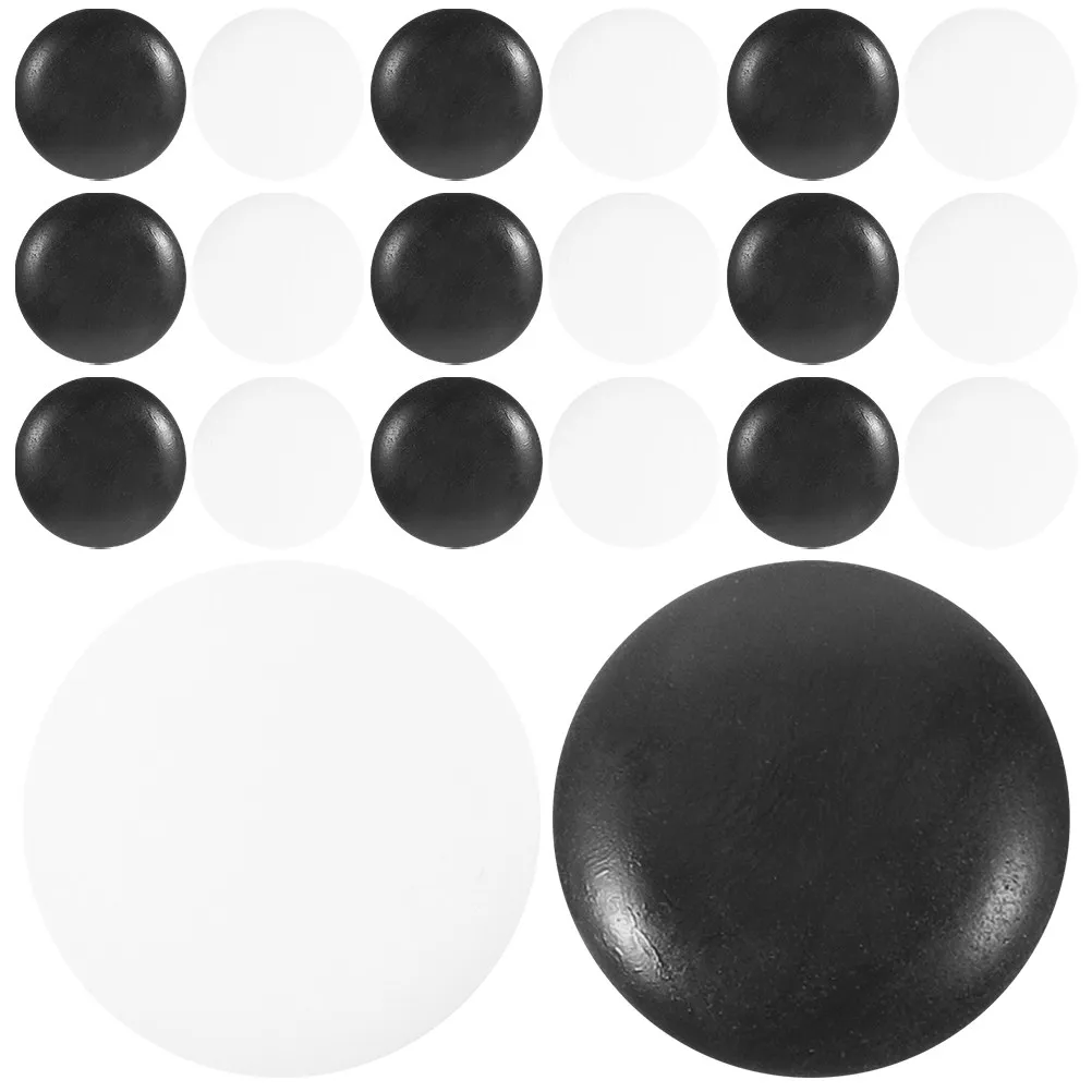 

200Pcs Go Chess Stones Resin Material Compact Design Comfortable Touch Long-Lasting Go Game Pieces for Home Use Travel Practice