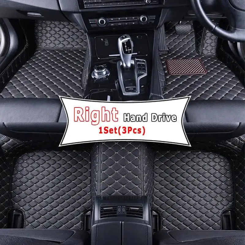 RHD Car Floor Mat For Honda Civic 10th Sedan 2021 2020 2019 2018 2017 2016 Custom Leather Carpet  Auto Interior Accessories view 6