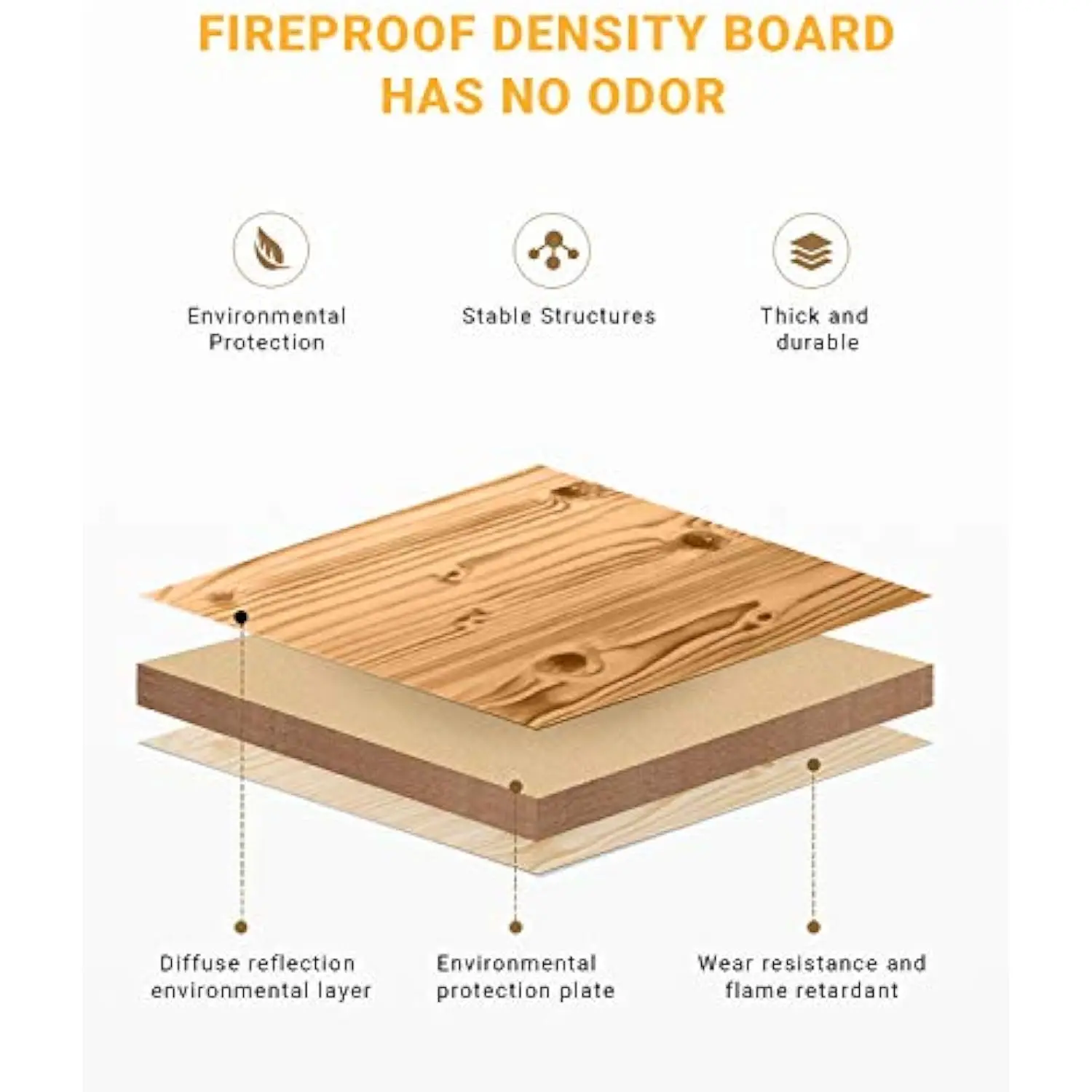 KC3928_Table de acampamento de bambu amarelo, tamanho único