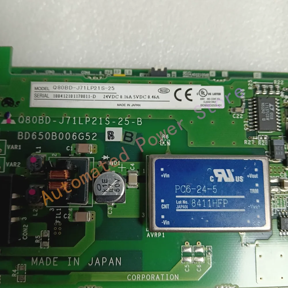 Q80BD-J71LP21S-25 Q Series PLC PC Communication Module Image Acquisition Card