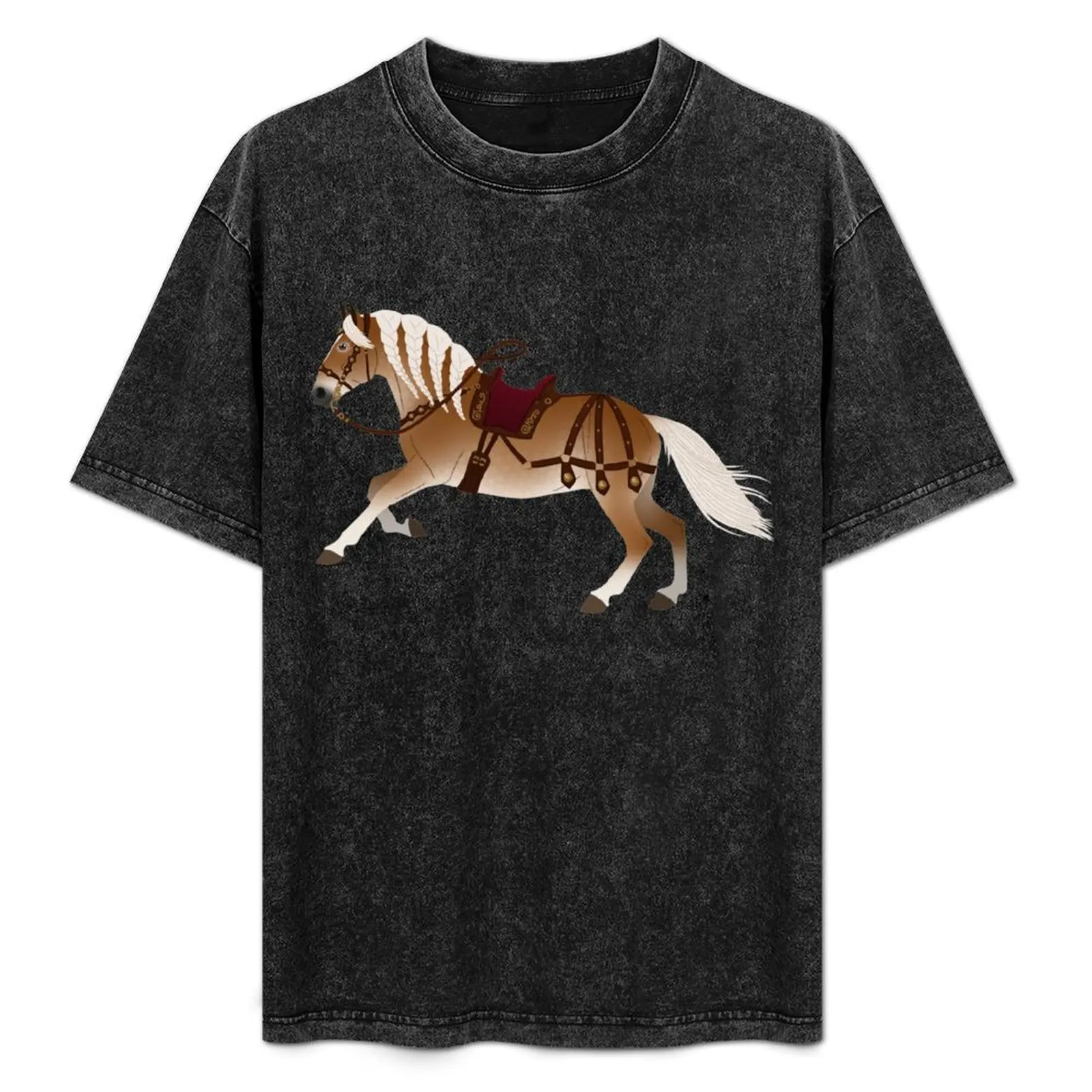 

Baroque Haflinger Horse - Equine Rampaige T-Shirt aesthetic clothes vintage korean fashion mens graphic t-shirts anime