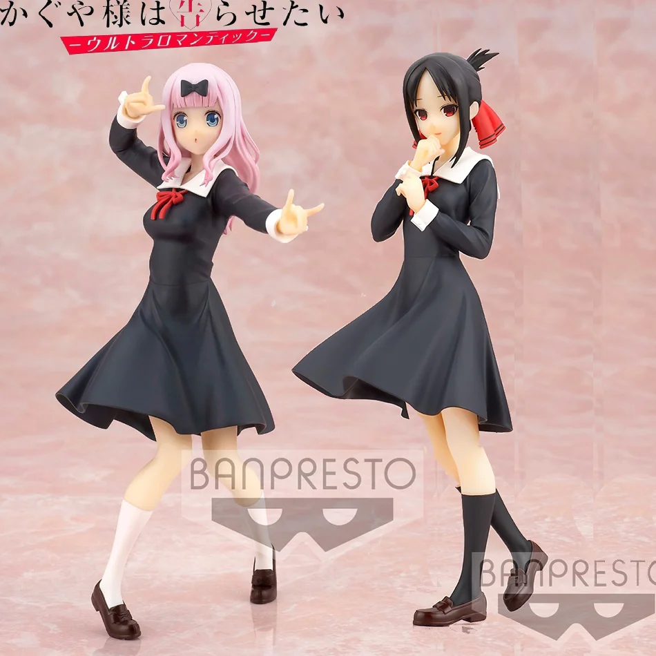 Nueva figura de anime Kaguya-sama: Love Is War ‌   Fujiwara Chika Shinomiya Kaguya Kawaii Girl figura de acción juguete de modelos coleccionables regalos