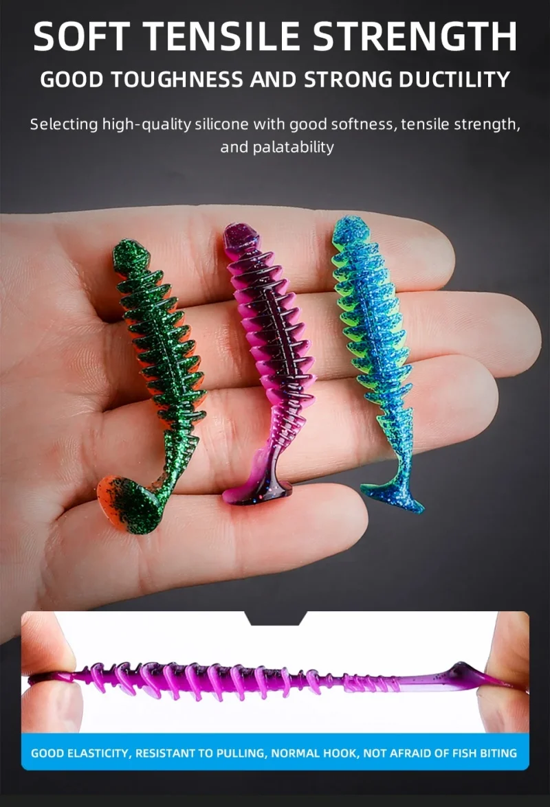 BEARGING 50mm 16pcs hot fishing lure Soft Bait professional Lure crazy quality Carp Artificial Wobblers view 3
