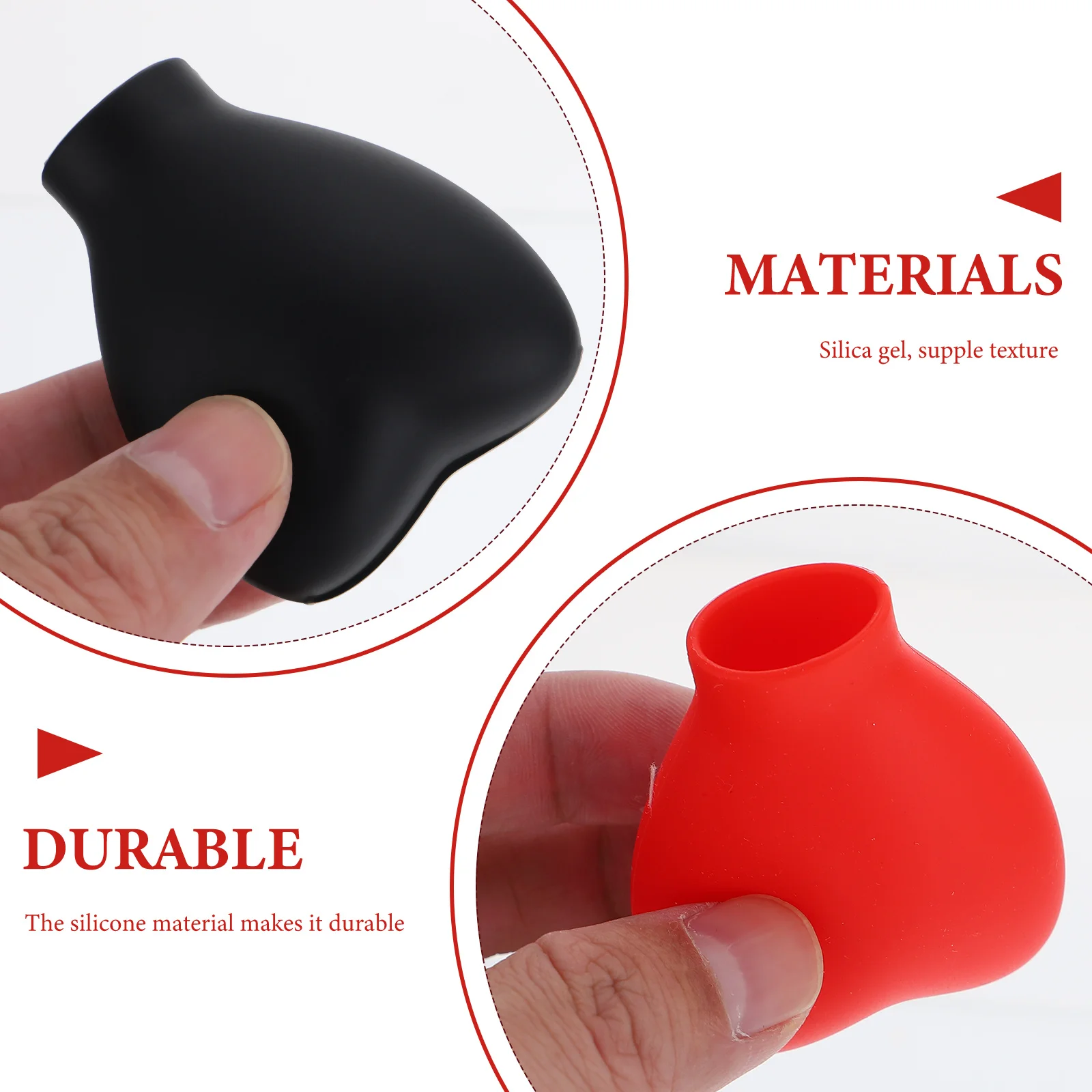 6 Pcs Makeup Brush Dust Cover Covers Head Lid Facial Mask Protector Durable Silicone Cosmetics Sleeve Protective Practical