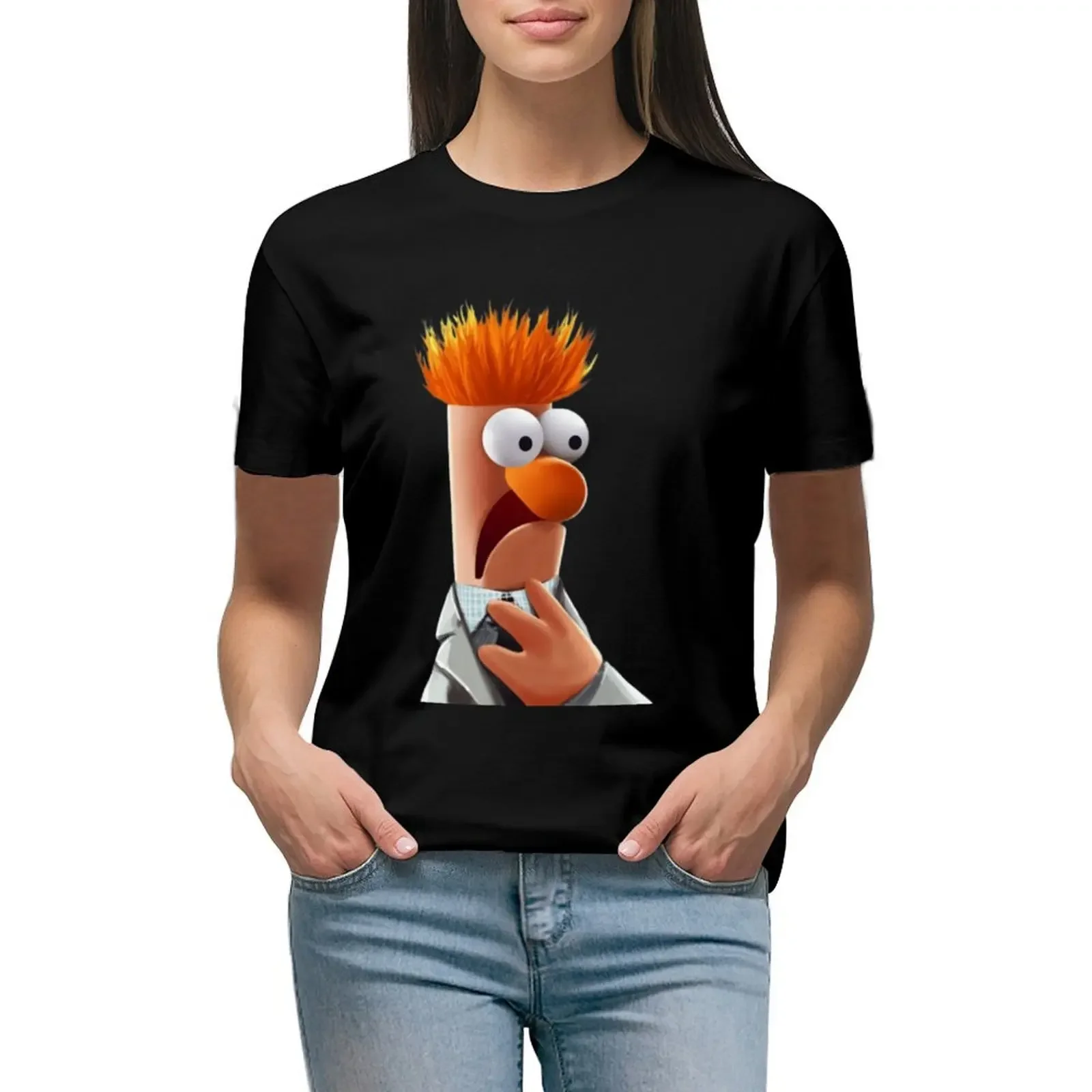 

beaker T-Shirt customs heavyweights anime clothes t-shirts for Women graphic tees