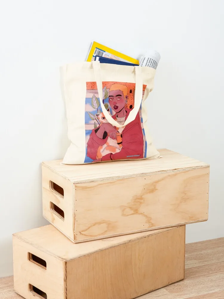 Dykes with Cats Tote Bag tote bags cloth bags Women's shopper bag cloth bag woman free delivery bags