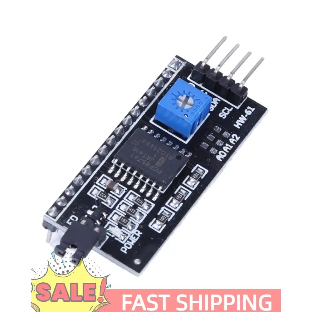 

PCF8574 LCD Adapter Converter Module IIC I2C LCD1602 2004 IIC Serial Interface Adapter 5V for Arduino Robort Parts