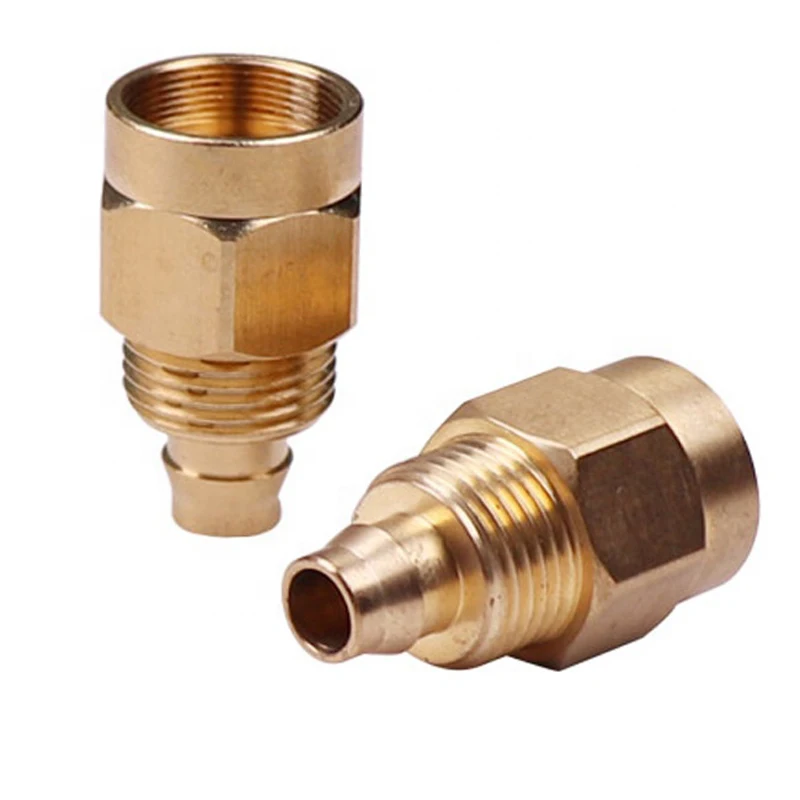 High Quality Customized CNC Turning Hexagonal Swivel Connector