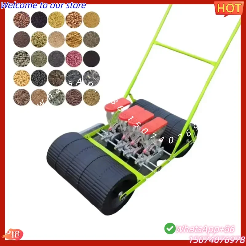2026 Hand Push Portable Manual 6 Rows Vegetable Seeder Transplanter for Onion Carrot Spinach Cabbage