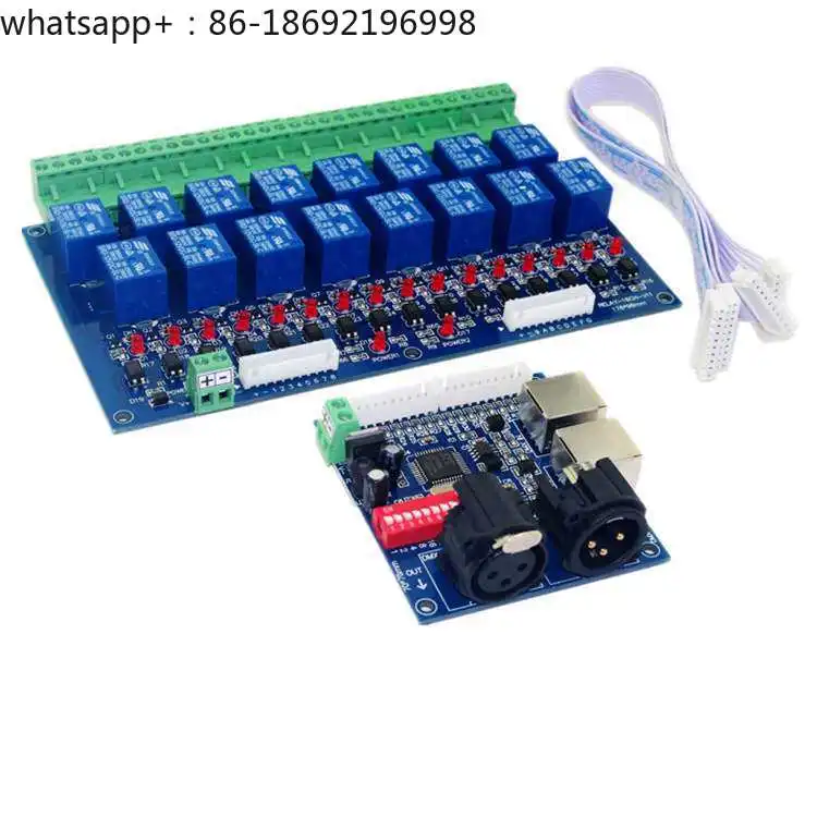 DMX-RELAY-16CH Decoder DMX12 Controller RGB Decoder