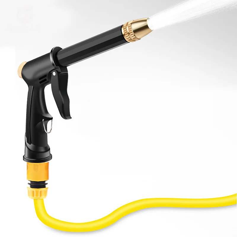 1 Stück Hochdruck-Wasserpistole Autowäsche Gartenbewässerung Schlauchdüse Sprinkler Schaumkanne Wasserhahn-Schnellkupplung