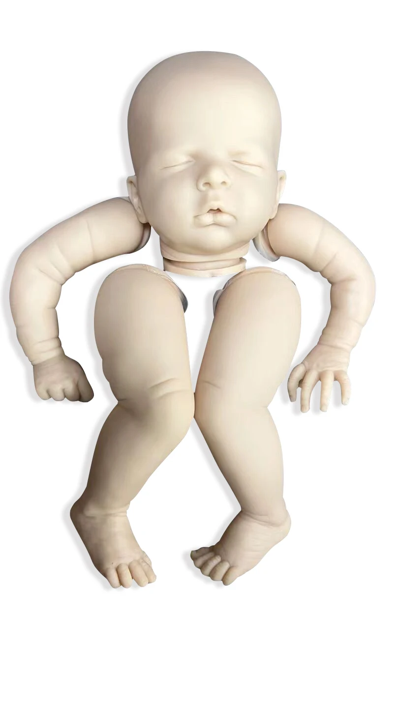 NPK-Kit de beurre Reborn avec corps de gril, pièces de bricolage non peintes et non finies, toucher doux réaliste, Luisa, 20 po
