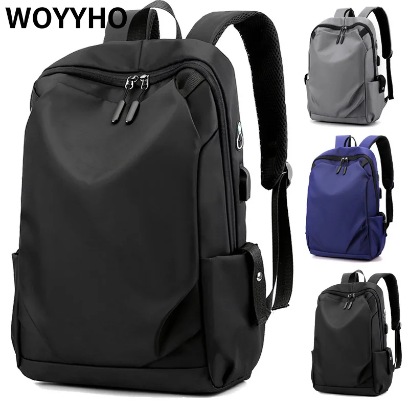 Borse per libri scolastici WOYYHO, zaino per computer da allenamento alla moda, zaino per studenti Oxford di grande capacità