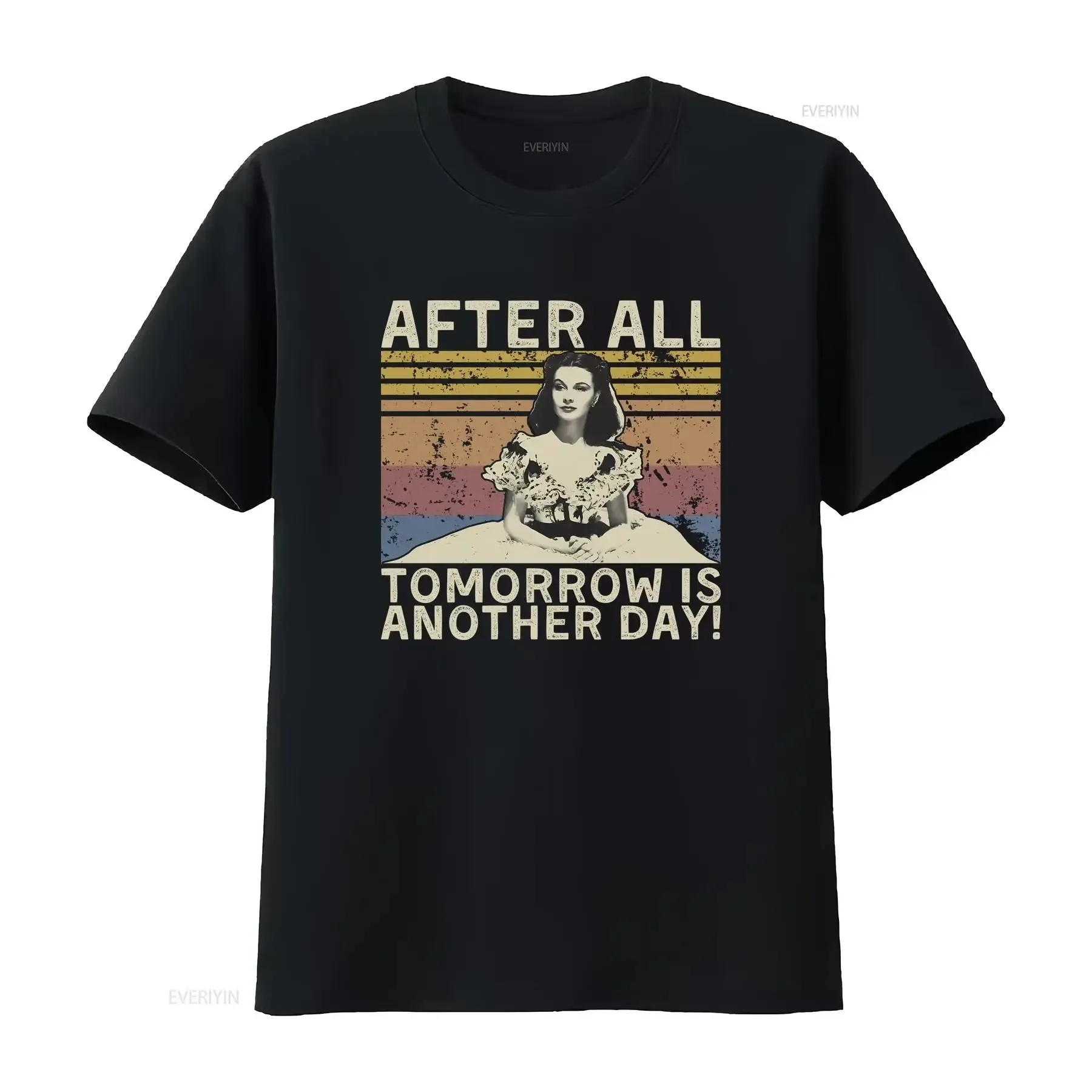 

Футболка «Унесенные с ветром» После всего завтра — это еще один день, винтажная футболка SweaT, винтажный потертый слегка топ для повседневной носки, домашняя одежда