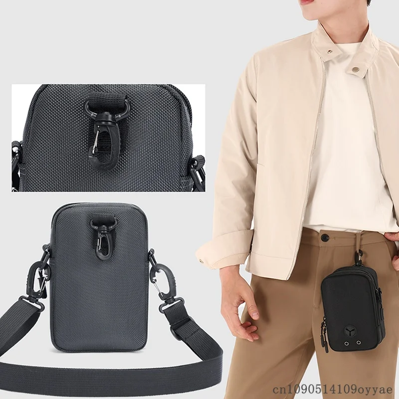 2026 New Men's Waterproof Crossbody Bag High Quality Casual Lightweight Shoulder Pack with Phone Storage for Outdoor Travel