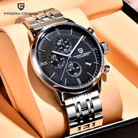 2025 New PAGANI DESIGN Top Brand Men's Multifunctional Sports Quartz Watches VK67 stainless steel Chronograph Relogio Masculino