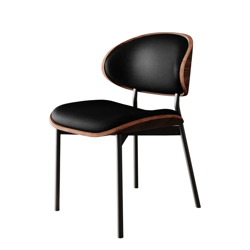 

Set Of 2 DesignChair Italian Modern Luxury Senior Dining Chairs Simple Ergonomic Sedie Da Pranzo Restaurant Furniture