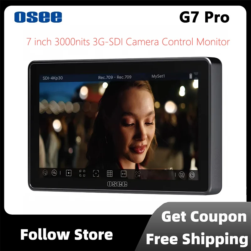 Monitor Osee G7 Pro da 7 pollici con schermo tattile e luminosità di 3000 nits: Recensione completa per videomaker professionali e appassionati