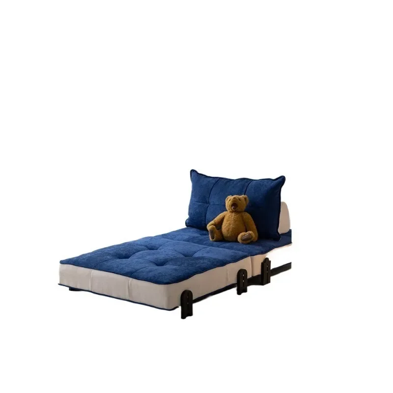 Fabric tofu block sofa living room 2025 new single  reclining and sleeping lazy module