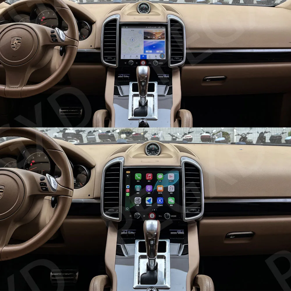 8.4inch Car Radio Multimedia Video Player HU For Porsche Cayenne Stereo 2010-2017 Android 14 GPS Navirider Carplay Screen