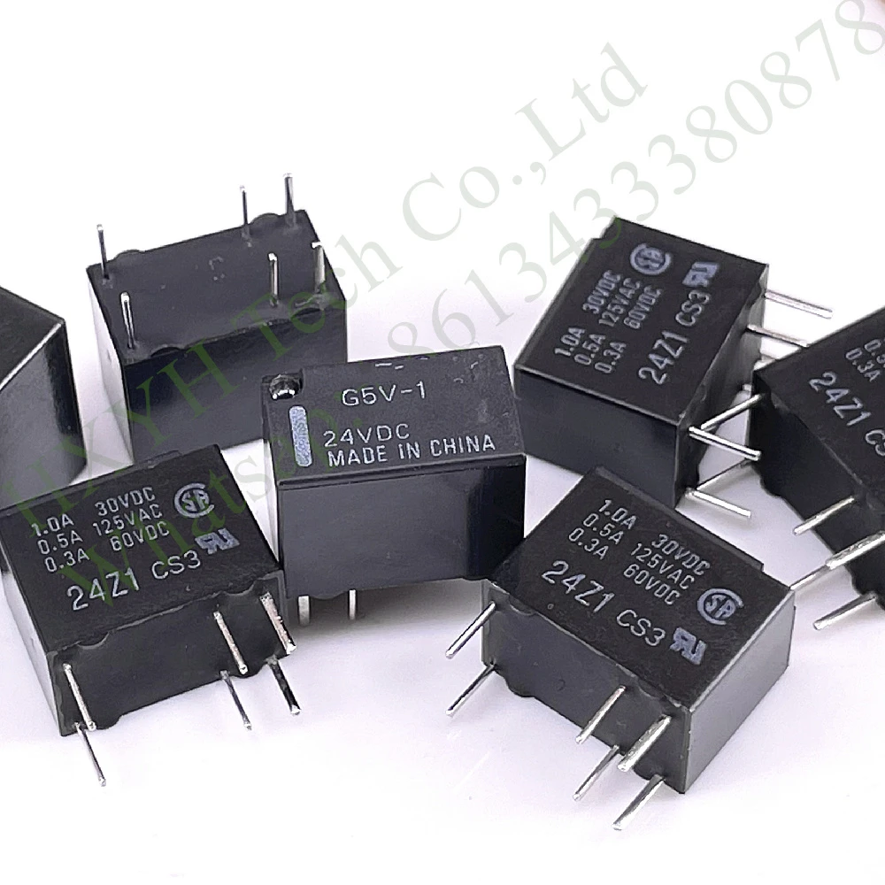 (10pcs/Bag) G5V-1-5VDC G5V-1-12VDC G5V-1-24VDC DIP-6 Miniature Relay