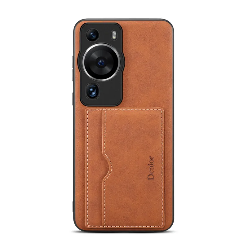 Luxury PU Leather Wallet Phone Case For Huawei Pura 70Pro P60 P40 P30 Pro P30Lite P50 P30 Back Cover With Card Slot Holder Cover