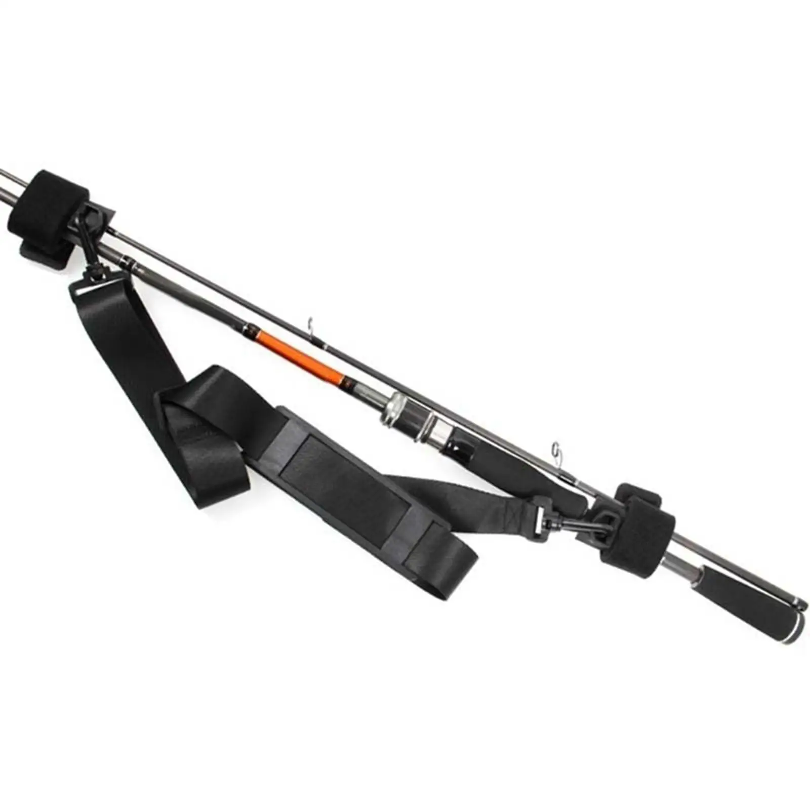 Portable Fishing Rod Belt Elastic Shoulder Strap Rod Holders Fishing Rod Accessory for Boat Freshwater Saltwater Outdoor view 5