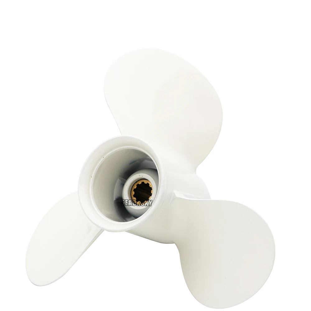 Propeller 9 7/8x14-F For Yamaha Outboard Engines 20HP 25HP 30HP F20 F25 F45 10 Tooth Spline RH 664-45952-00-EL