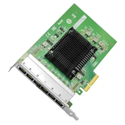 LR-LINK 2006PT scheda di rete Gigabit PCIe x4 a sei porte RJ45 adattatore per Server Ethernet Lan PCI Express NIC basato su Intel I350