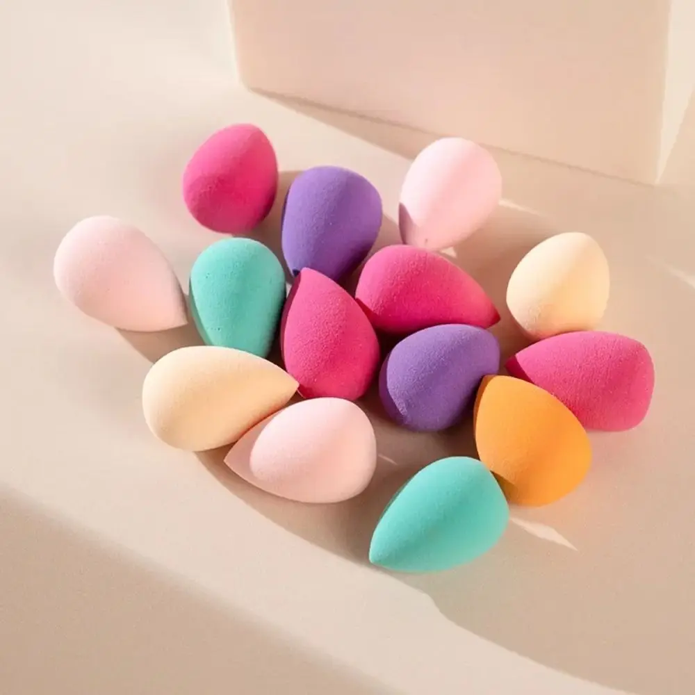 1/10PCS Mini Foundation Sponge Set Dry and Wet Colorful Cosmetic Puff Lightwear Travel Must-have Make Up Blender