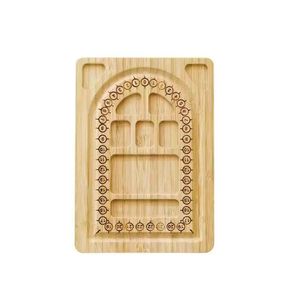 

Multiple Types Jewelry Making Tray With Scale Thickened Wooden Bead Board Versatile DIY Tools Jewelry Design Board Girls Women