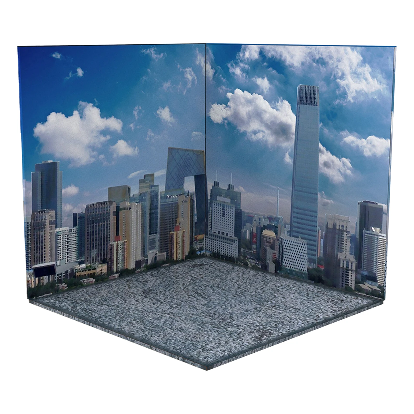 1/12 مقياس عرض خلفية منظم الديكور خلفية تخزين المشهد لشخصيات العمل دييكاست سيارة دمى تخطيط الديوراما