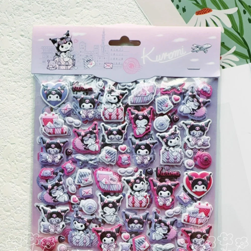 Genuine Sanrio Stickers Girls Toy Gift Hello Kitty DIY Laptop Phone Suitcase Notebook Ancient Anime Sticker Graffiti Decals