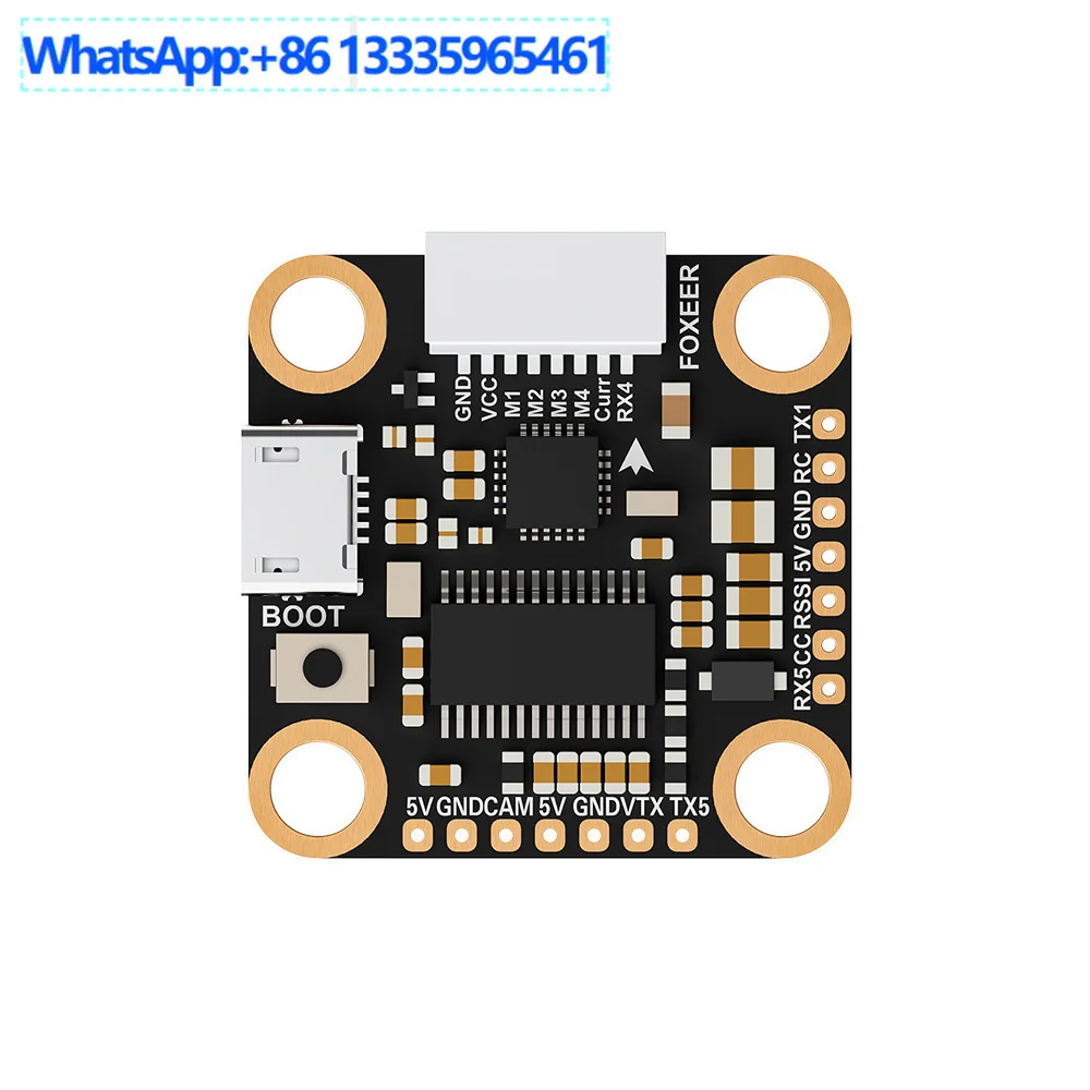 FOXEER F722 V4 Mini flight control, remote control parameter adjustment 5V/3A 2-6S 8K refresh rate, low latency