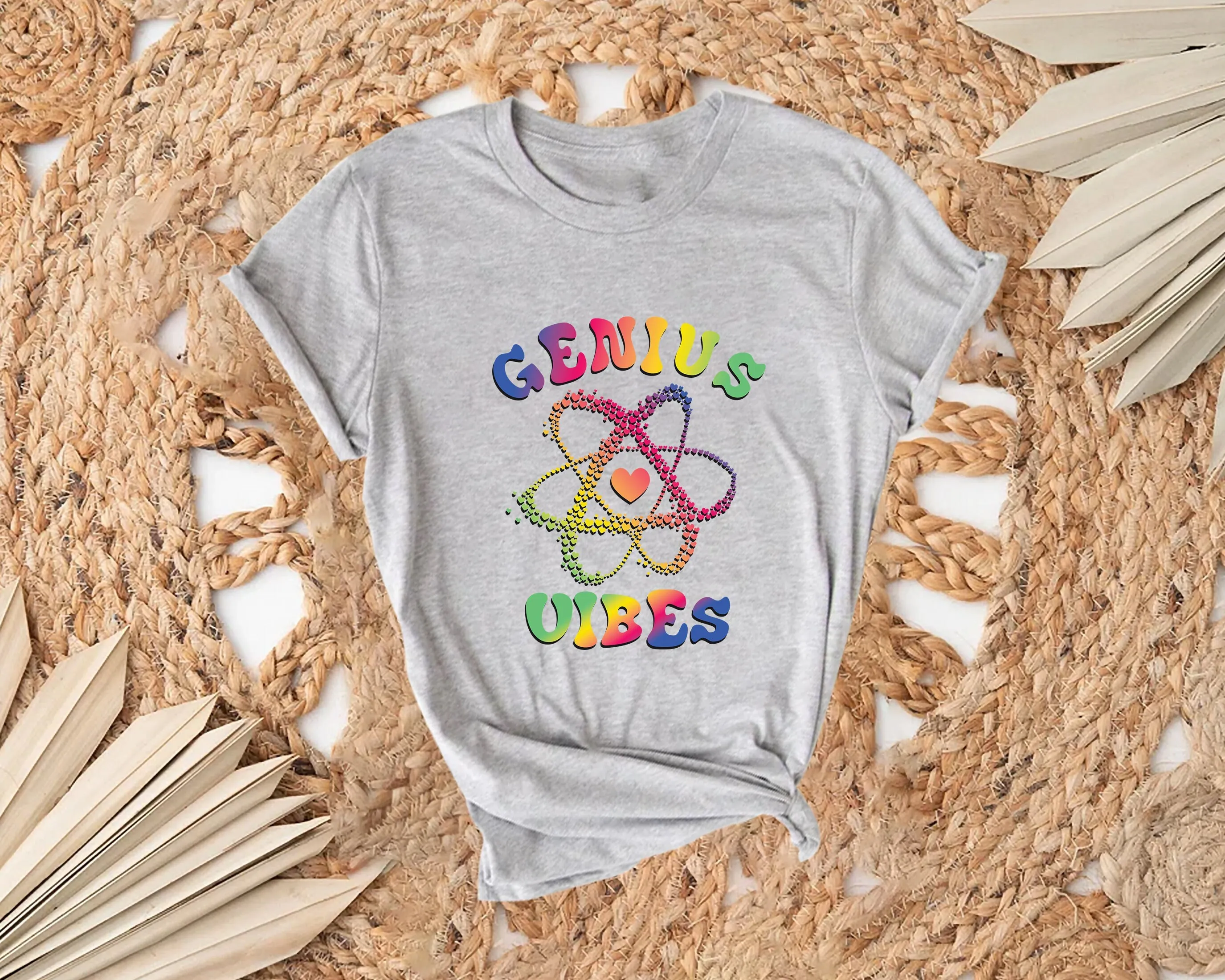 Genius Vibes T Shirt Scientist Physician For Student Chemist Educational