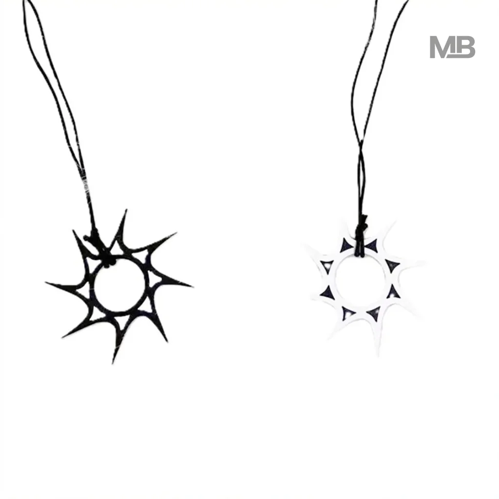 Forsaken Two Time Rebirth Cosplay Accessory Unbranded Two-Tailed Ring Necklace for Weapons Collection