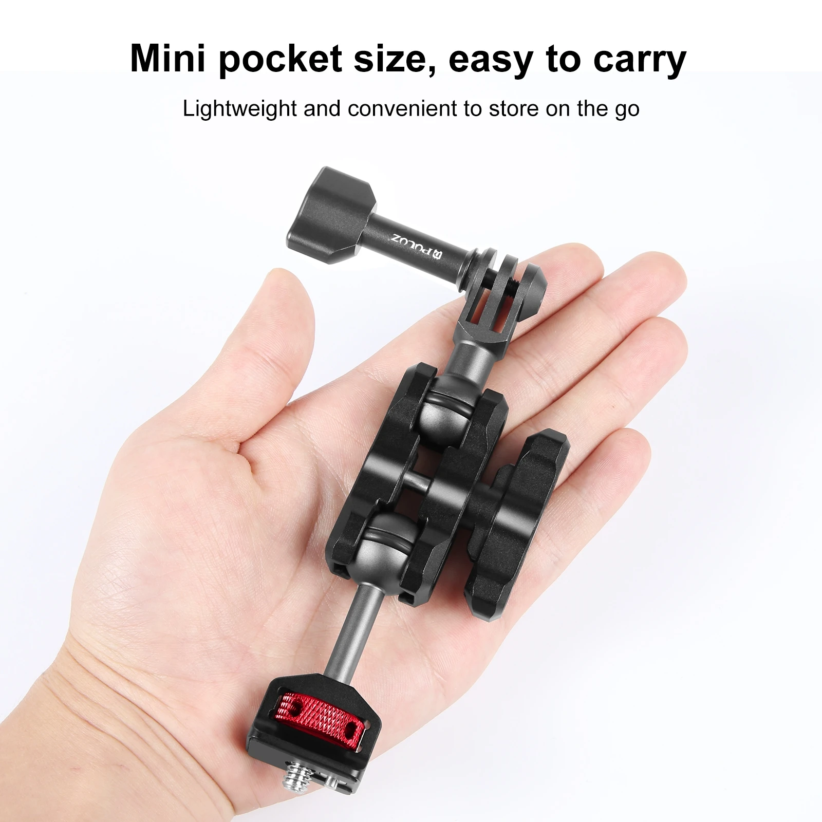 Puluz Magic Arm Mehrwegkugel-Aluminium legierung halterung für insta360/gopro/dji Sport-Action-Kamera-Zubehör mit Schraube