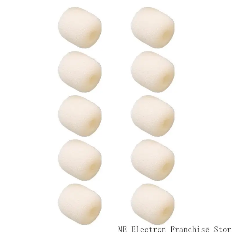 T5EA 10PCS HEASTSETS Microphones Foam Cover Windschreens Poam Microphones Защитники