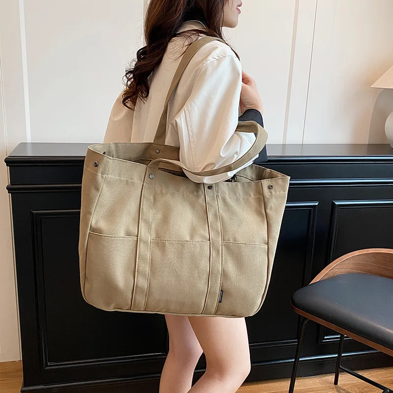 

Single shoulder bag for women 2025 new model commuting large capacity tote bag versatile underarm