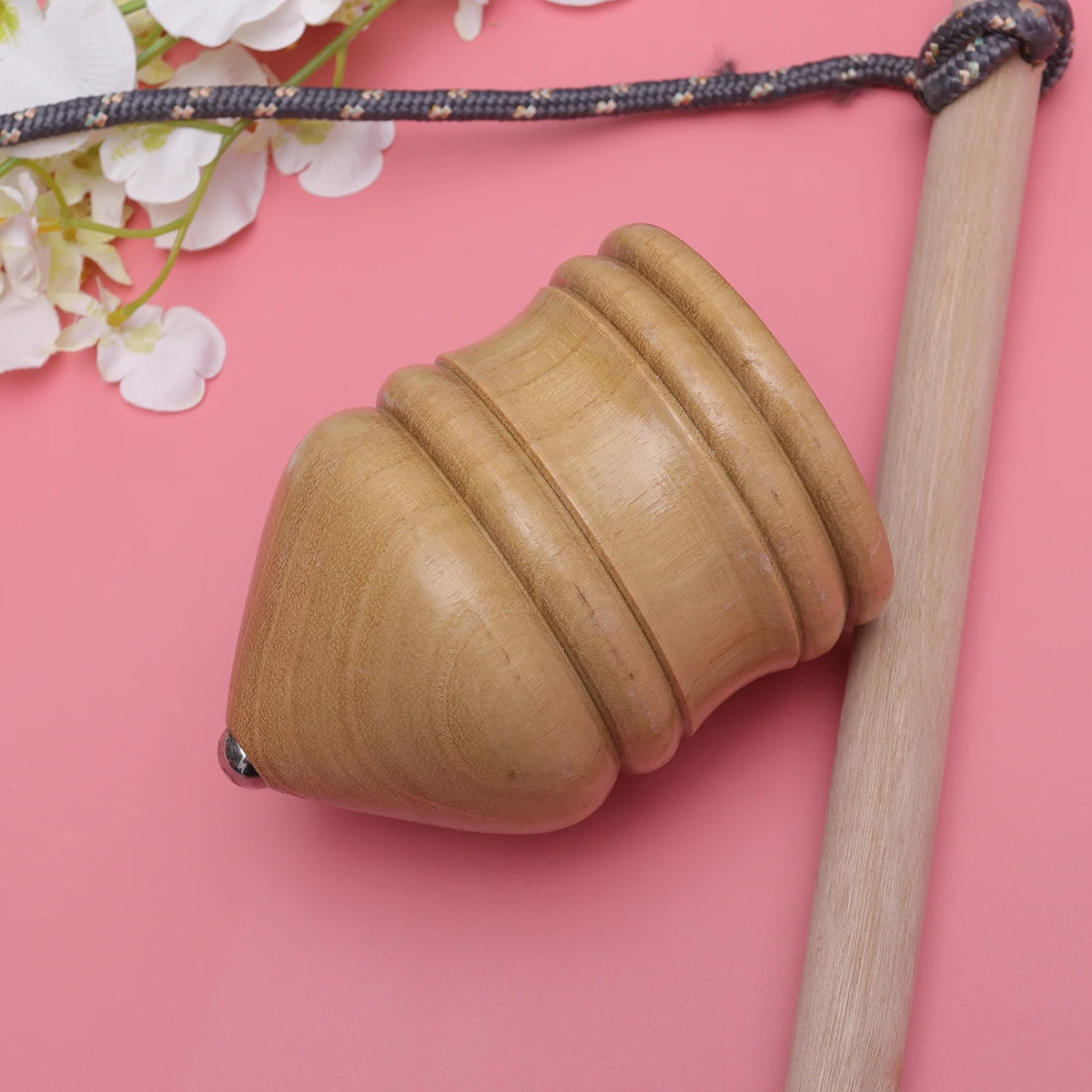 

Solid Wood Spiral DIY Kids Top Toy Shine Tops for Gyro Peg-top Wooden Child Toys