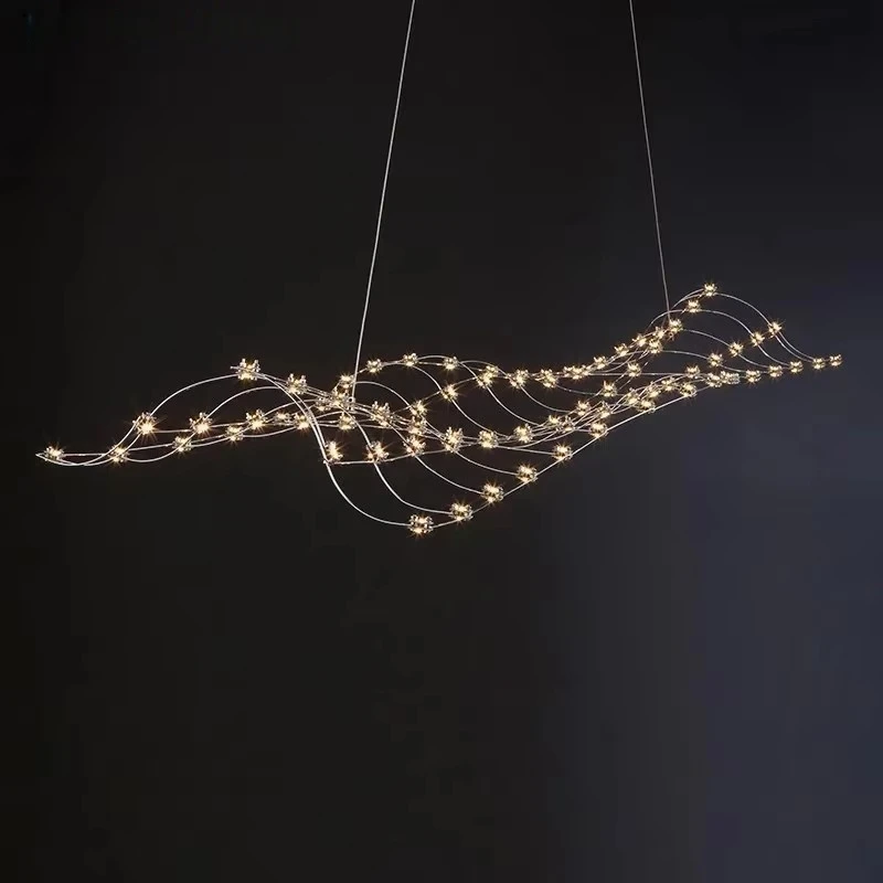 Mantianxing قلادة مصباح الحديثة بسيطة مصباح غرفة المعيشة مصمم الإبداعية ضوء مكعب مصباح مطعم اليراع قلادة Led مصباح #2